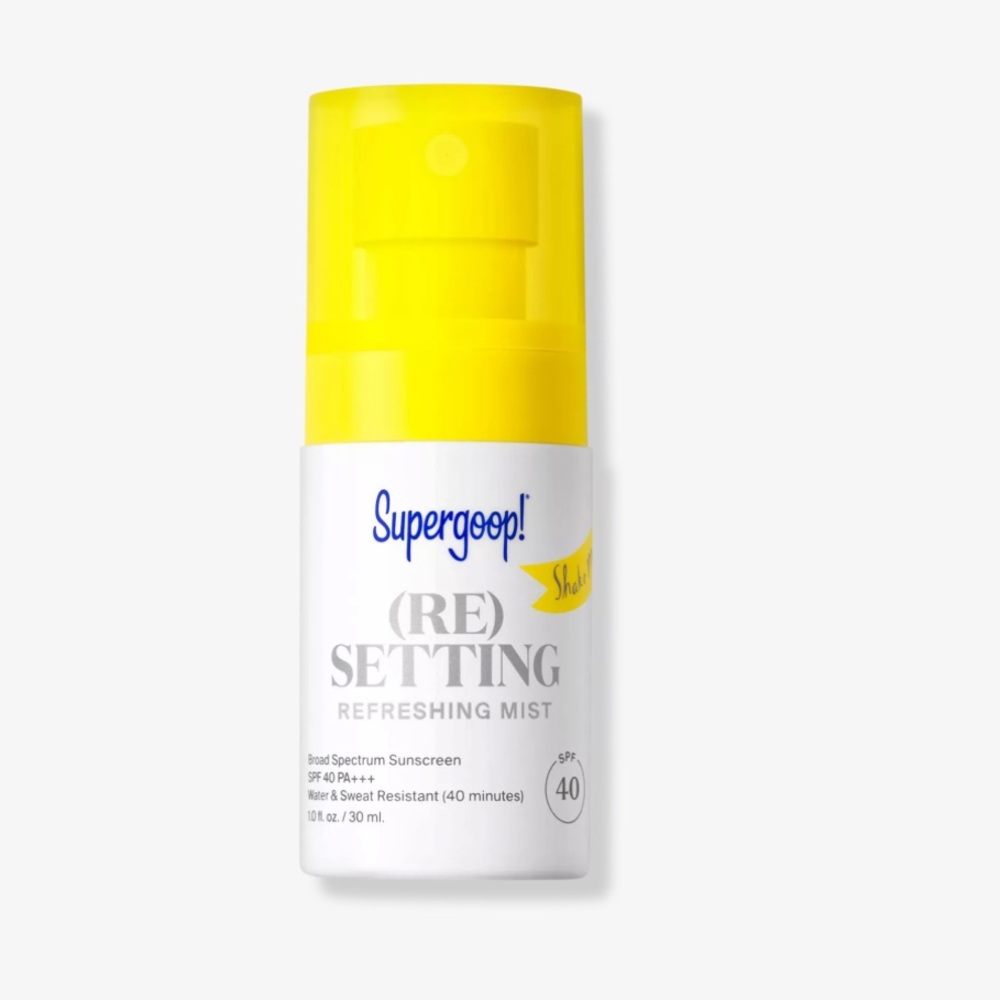 💎 Supergoop! (Re)Setting Refreshing Mist SPF 40 Sunscreen 1.0 oz / 30 ml Sealed